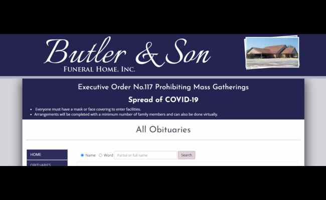 Butler And Son Funeral Home Obituaries 2023 Best Info